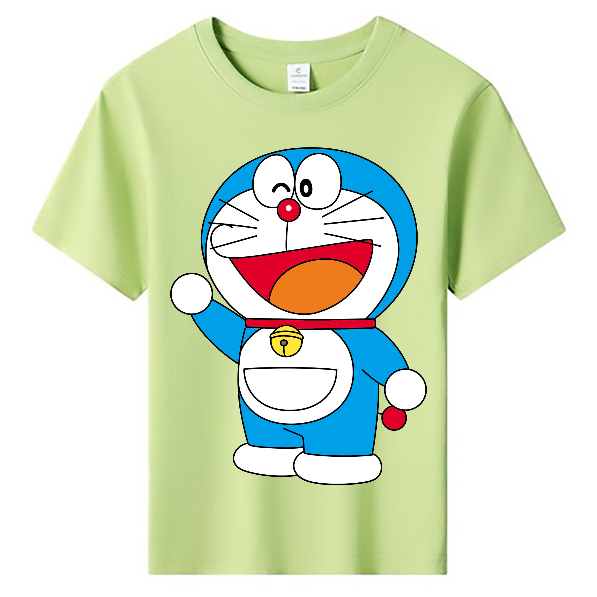 （画像用） ドラえもん Doraemon 綿100％キッズTシャツ（フロントプリント）